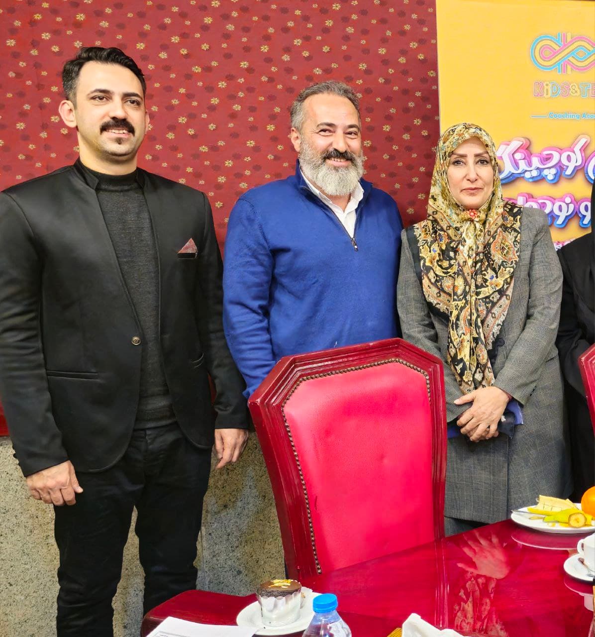 جناب اقای سلیمی ودکترحسنعلی از مدیران ارشد اکادمی کوچینگ کودک ونوجوان