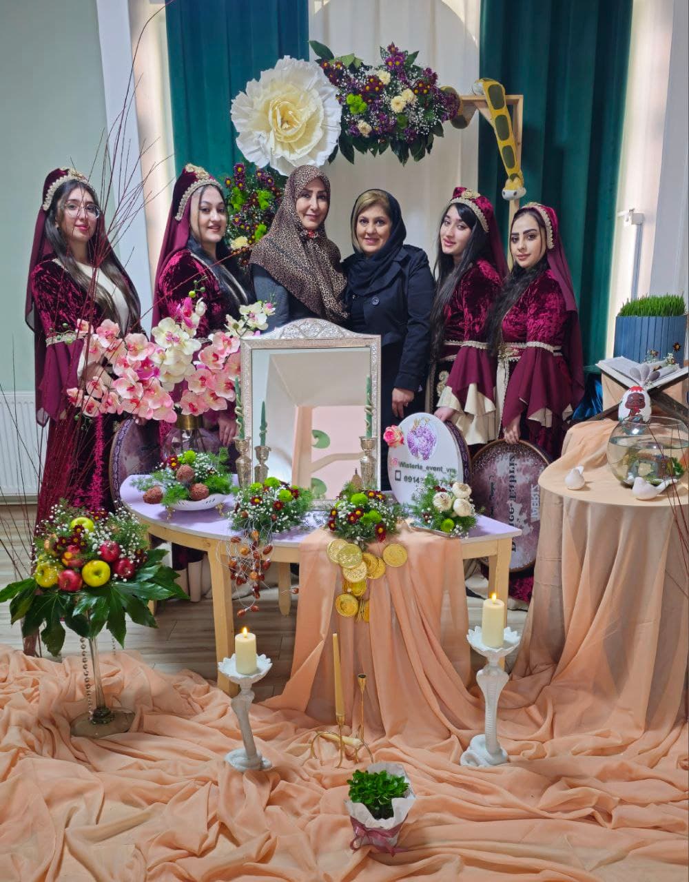 عکس یادگاری با هنرمودان دف نواز تبریز ،وتشکر ویژه از اجرای خوبشون